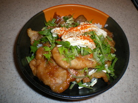 がっつり豚肉丼!!