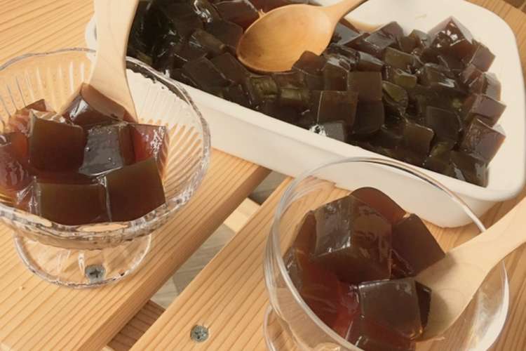 黒糖寒天ゼリー レシピ 作り方 By Erinren クックパッド