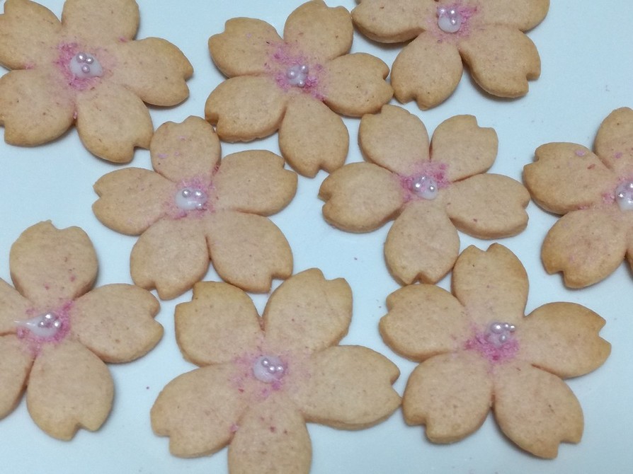 桜香るクッキーの画像