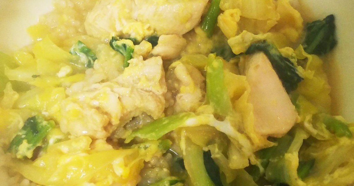 めんつゆで親子丼(3倍濃縮)玉葱無しOK by さんどりよん★ 【クックパッド】 簡単おいしいみんなのレシピが355万品