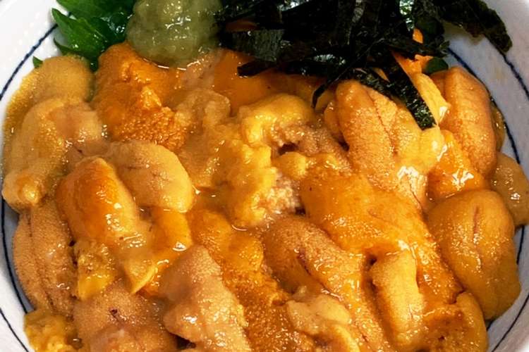 ちょっと贅沢に幸せウニ丼 レシピ 作り方 By チョコたま クックパッド 簡単おいしいみんなのレシピが361万品