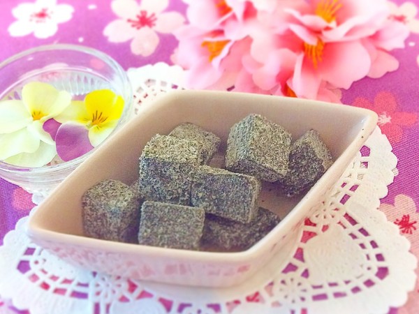 牛乳で♪ちょこっと黒ごまの生チョコ
