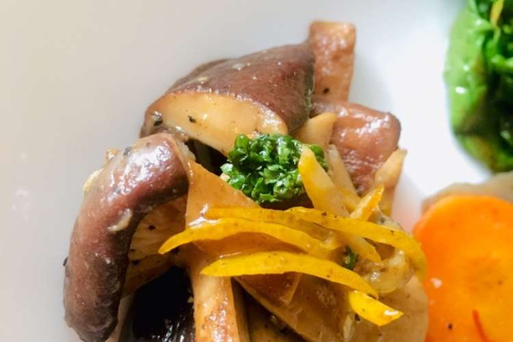 しいたけとエリンギのレモンバター醤油炒め レシピ 作り方 By Mego クックパッド 簡単おいしいみんなのレシピが352万品