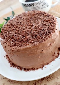 シンプルに美味しいチョコレートケーキ
