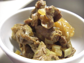 牛肉のインドネシア風ソテー