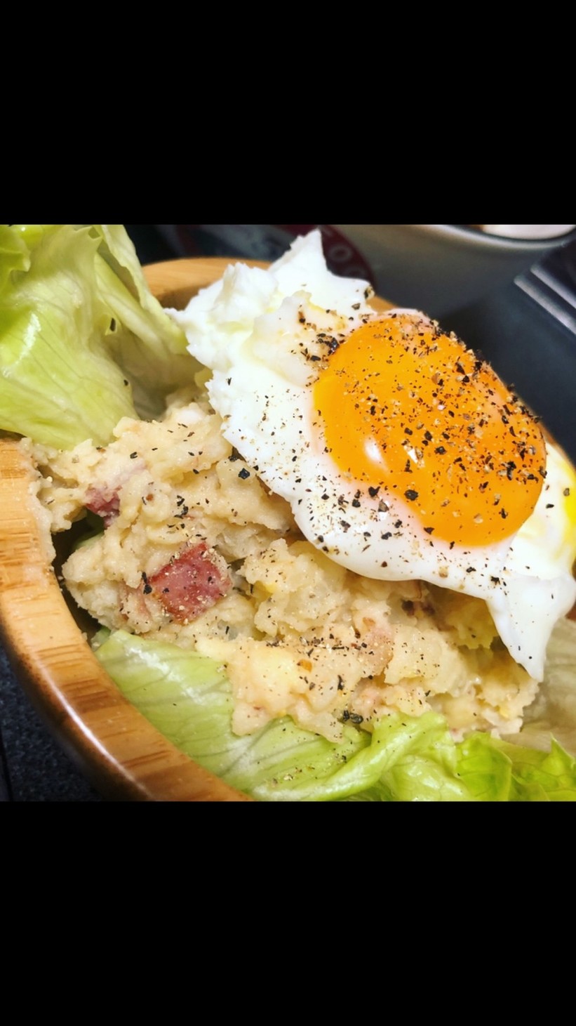 ベーコンの贅沢ポテトサラダ【バル飯】の画像