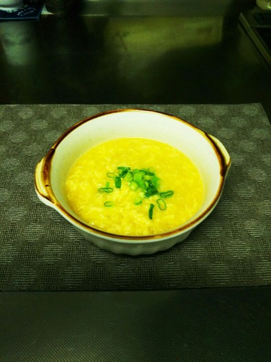 ふわっ卵の中華風コーンスープの写真