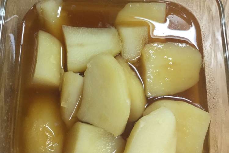じゃがいもの甘煮 じゃがいもだけですよ レシピ 作り方 By はーとねこ クックパッド