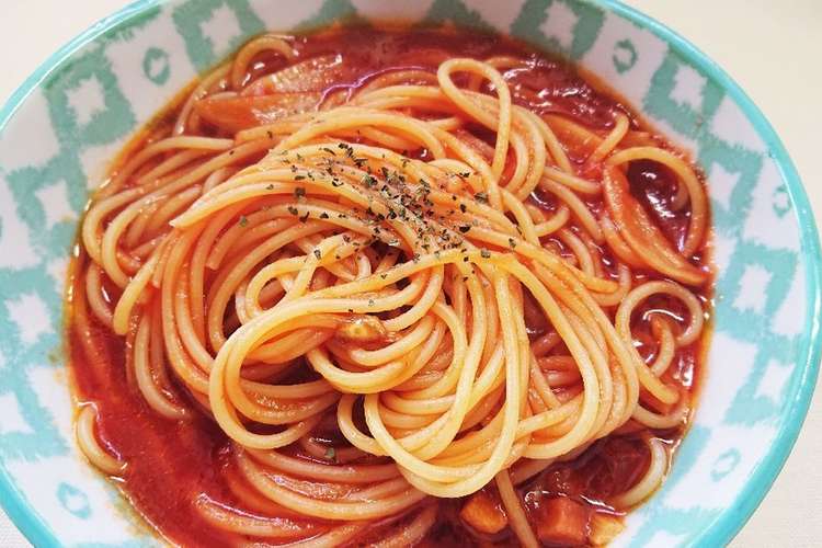 トマトジュースで作る簡単トマトパスタ レシピ 作り方 By Crispy クックパッド 簡単おいしいみんなのレシピが359万品