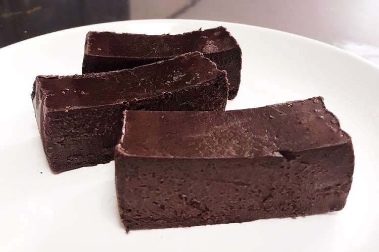 糖質制限 なめらか濃厚チョコテリーヌ レシピ 作り方 By ちゅぶぶ クックパッド 簡単おいしいみんなのレシピが352万品