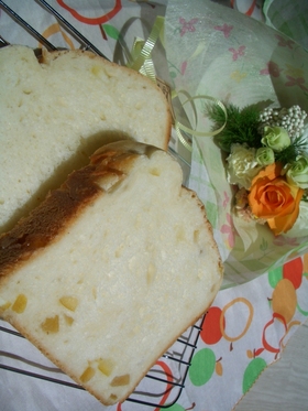 HBde食パン★文旦の皮の砂糖漬け入り★