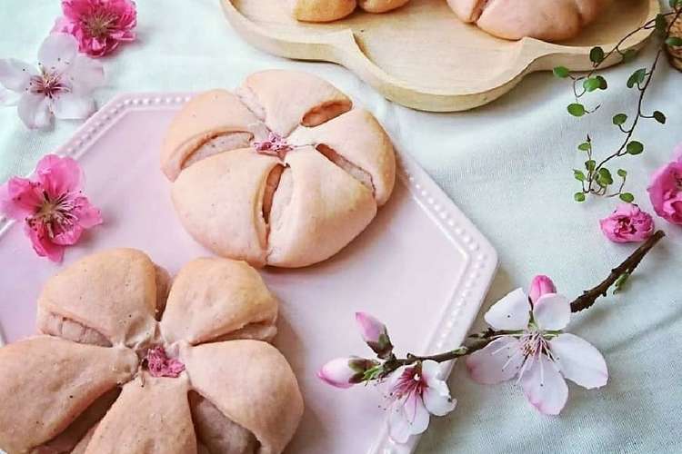 可愛い桜パン 成型のコツ 桜あんぱん レシピ 作り方 By Michy Ruby クックパッド 簡単おいしいみんなのレシピが353万品