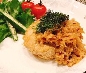 ふんわり豆腐ハンバーグ♡おろしソース