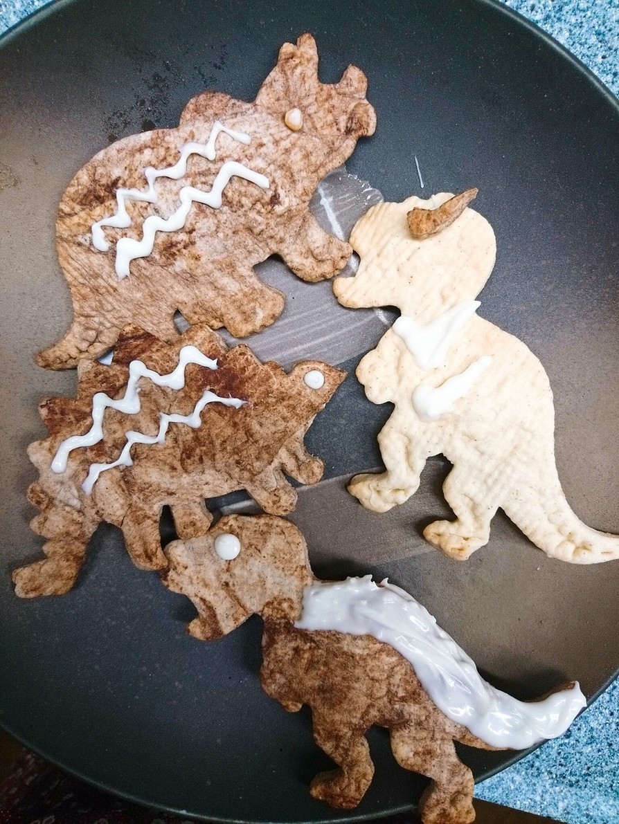 恐竜クッキーの画像