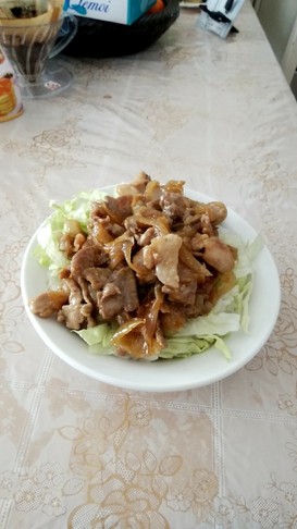 手作り甘辛だれのガッツリ肉丼☆