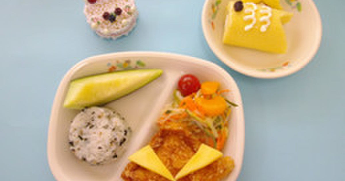 こいのぼりケーキ つくば市幼児食 レシピ 作り方 By つくば市 クックパッド