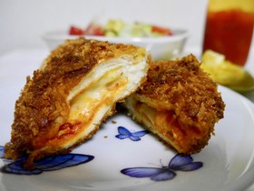 簡単揚げトマトパン