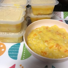 離乳食後期〜完了食コーンクリームシチュー