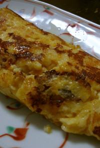 生パン粉のオムレツ風フレンチトースト