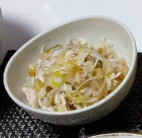 ゴマ油香る、ねぎザーサイ