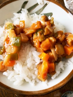 弁当に高野豆腐でドライカレー&炒め丼