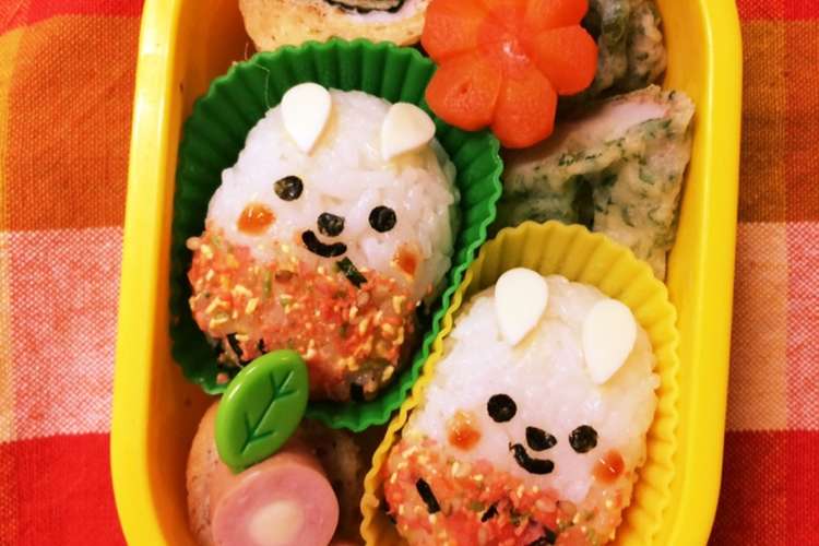 イースターエッグ風おにぎり キャラ弁 レシピ 作り方 By せいちゃんママ クックパッド