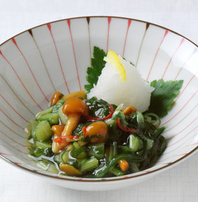 国産野沢菜なめこのおろし和え