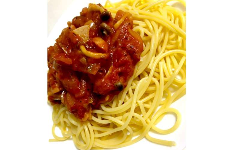 ニンニクとバジルのトマトソースパスタ レシピ 作り方 By Kumaco0517 クックパッド 簡単おいしいみんなのレシピが357万品