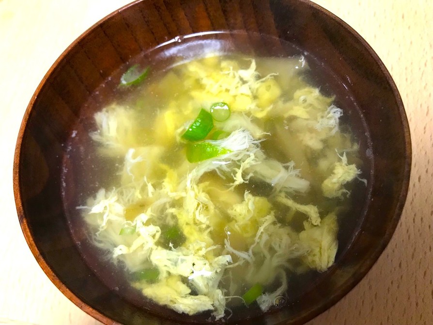 卵とザーサイの適当スープの画像