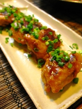 鶏もも肉のにんにく味噌漬け焼き