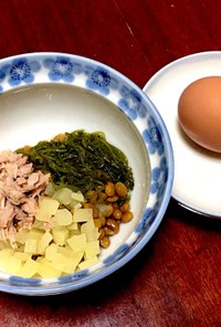 納豆と温泉卵