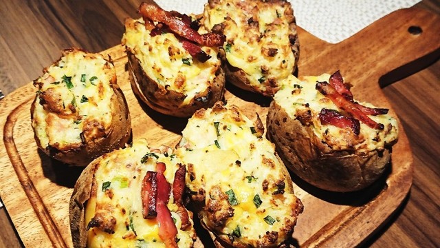 ジャガイモ ベーコンを使用二度焼きポテト レシピ 作り方 By たぬきクッキング クックパッド 簡単おいしいみんなのレシピが357万品