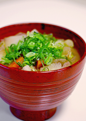 長芋だけは外せない!あったか豚汁