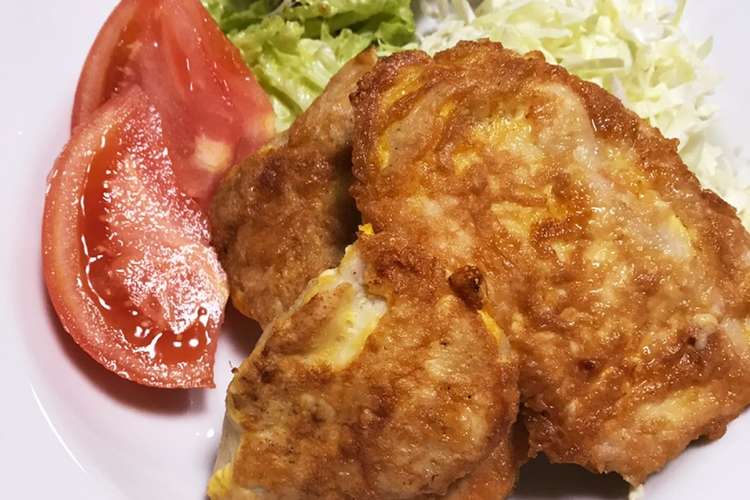 簡単分 鶏むね肉のやわらか肉厚ピカタ レシピ 作り方 By ゆかちゃい クックパッド