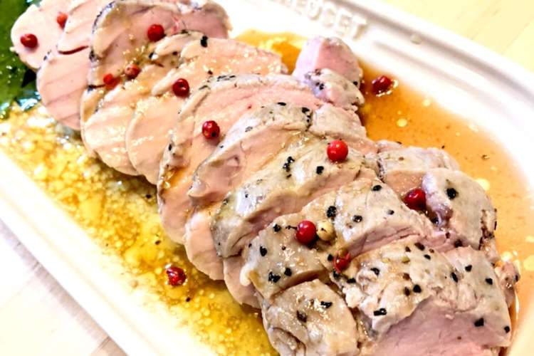 低温調理器で簡単 豚ヒレ肉のコンフィ レシピ 作り方 By もふもふ好き クックパッド 簡単おいしいみんなのレシピが353万品
