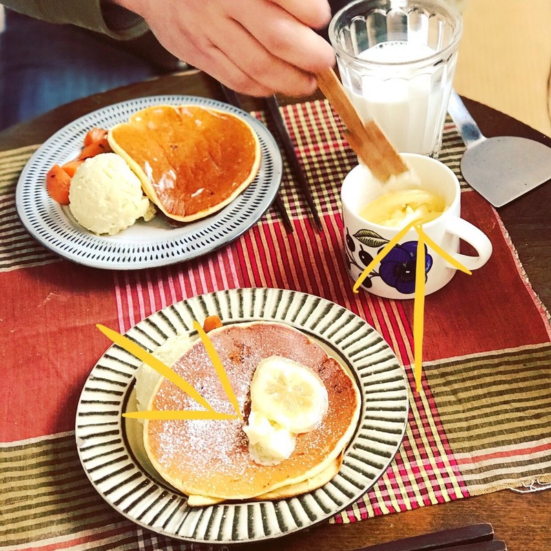 ブルーベリーとレモンのパンケーキ レシピ