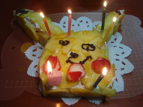 『ピカチュウケーキ』子どもの心ゲットだぜ