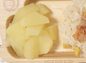 是非やってみて♩レンジでりんご煮 離乳食