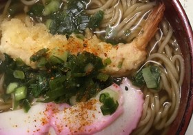 我が家の味かけそばつゆ(愛媛県中予地方)
