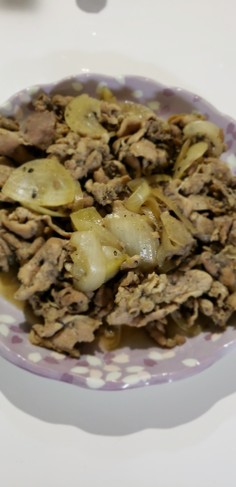 豚肉と玉ねぎの味噌炒め