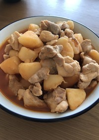 ヘルシー☆鶏肉とジャガ芋のコチュジャン煮