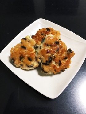 塩昆布とはんぺんで★ふわふわ鶏つくね。