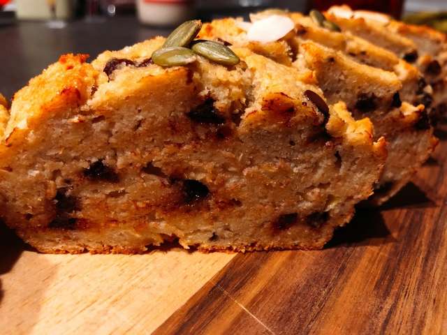 簡単 おからのチョコバナナケーキ砂糖なし レシピ 作り方 By ピロピロキッチン クックパッド