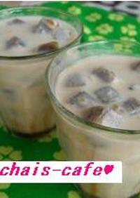 夏の定番♡Cafe風コーヒーロックミルク