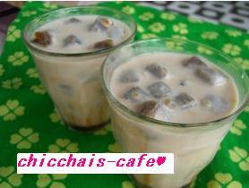 夏の定番♡Cafe風コーヒーロックミルクの画像