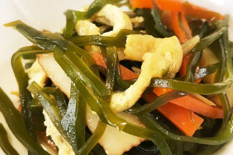 切り昆布の炒め煮 レシピ 作り方 By 管理栄養士 マリ クックパッド 簡単おいしいみんなのレシピが352万品