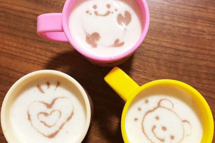 ラテアート風 簡単 紅茶にもココアにも レシピ 作り方 By がぁーちょ クックパッド 簡単おいしいみんなのレシピが370万品