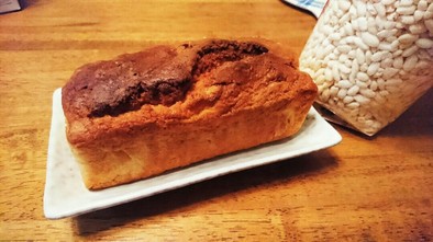 お米のパウンドケーキの写真