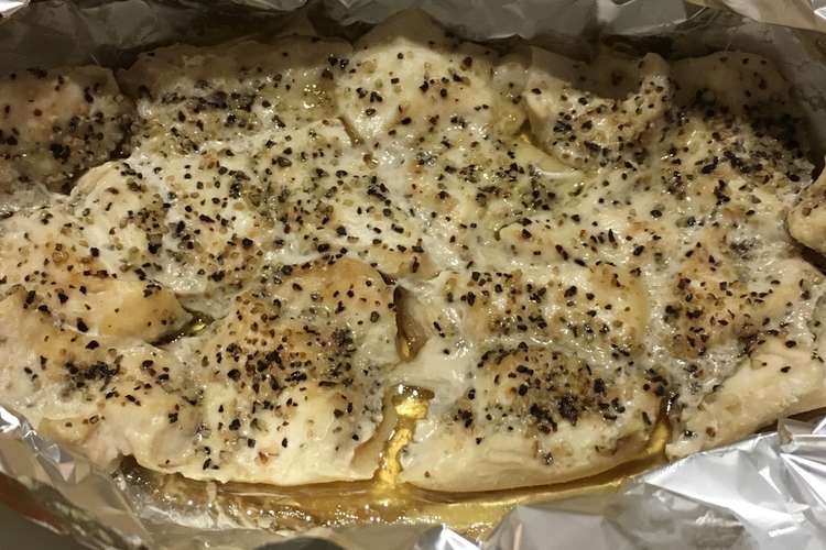 トースターでずぼら簡単鶏胸肉ホイル焼き レシピ 作り方 By Santo クックパッド 簡単おいしいみんなのレシピが376万品