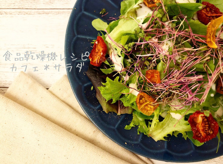 干し野菜サラダ｜食品乾燥機ドラミニの画像